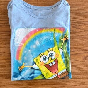 SpongeBob SquarePants Kids Blue T-Shirt